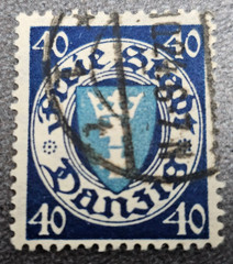 Stamp Germany Danzig Gdansk 40 Pfennig 1924 Mi. Nr. 199 [🇩🇪39600-1]