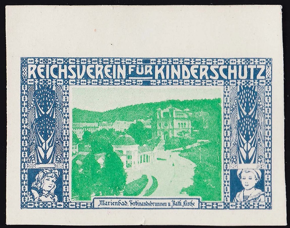 Germany – Child Protection Label Unused hinged.