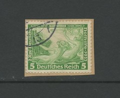 GERMANY B51, 1933 5+2pf DAS RHEINGOLD, USED, ON PAPER (GER4645K)