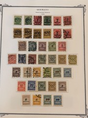 German & State Stamps in Scott Specialty 3 ring album M&U -1938 incl BOB L2034