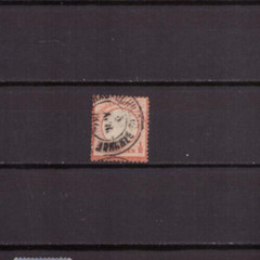 Germany – 1872 Imperial Eagle 12gr. red orange Sc# 3 Used ( 24-02-800)