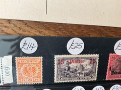 german stamps and postal history 1800s states on Reich mint and used *a551