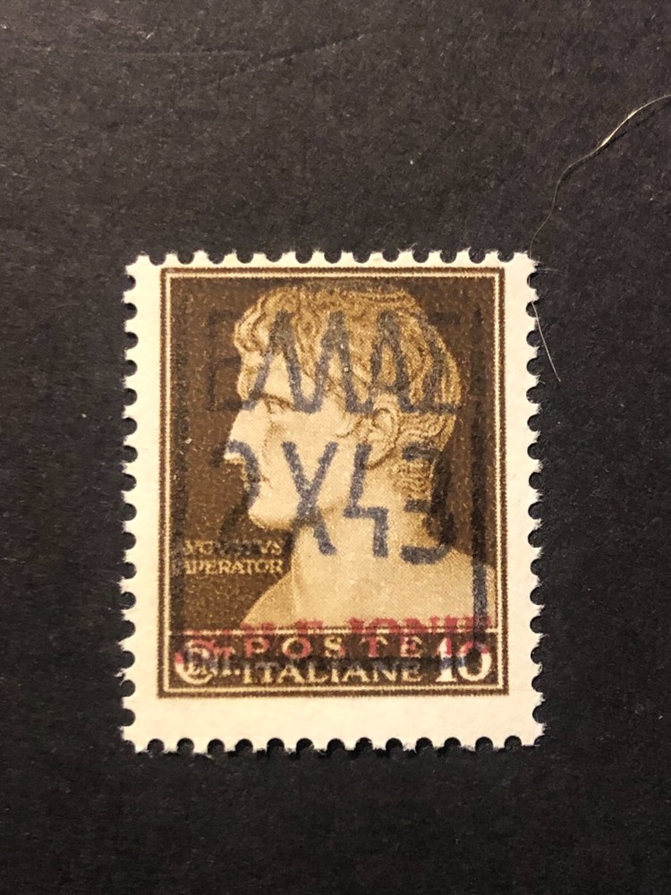 Germany ITALY GREECE Ionian Islands 10c (on Italian stamp) VL 7 cv $135 #c25