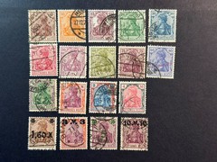Germany # 118 – 136 Used * 2024 Scott Catalogue Value $ 37.55