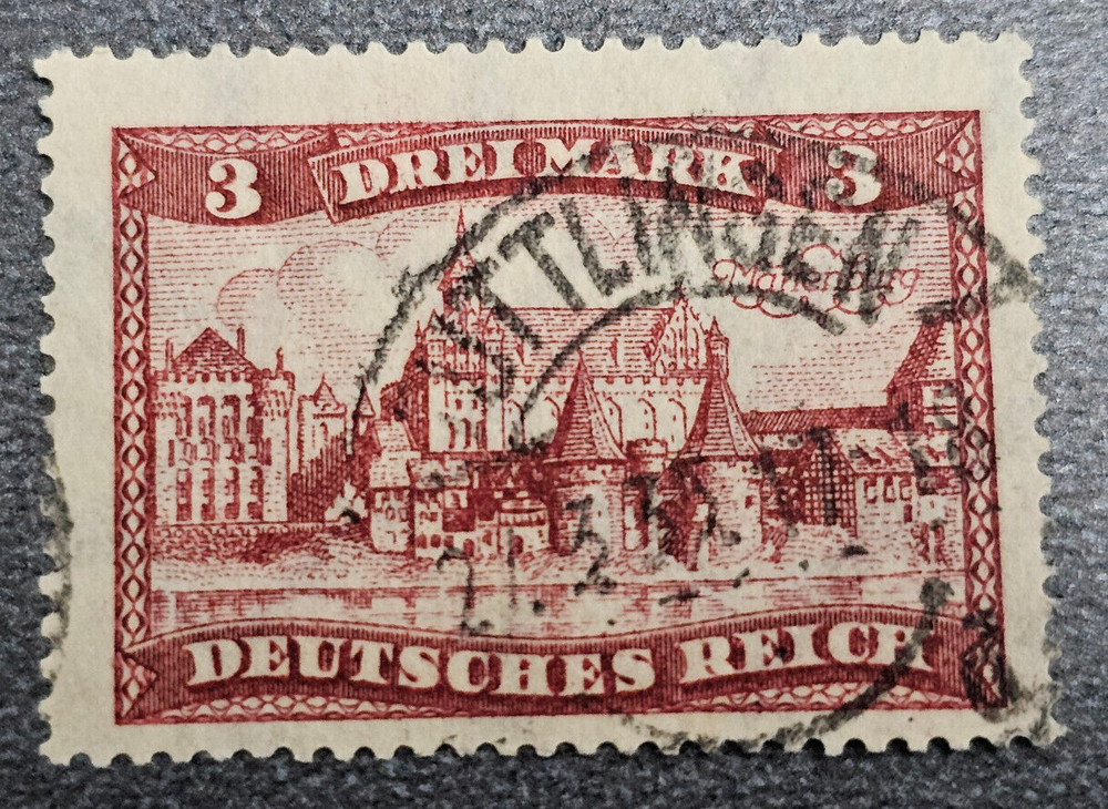 Stamp Germany Reich 3 Mark 1935 Bauwerke Marienburg Mi. Nr. 366 (34253)