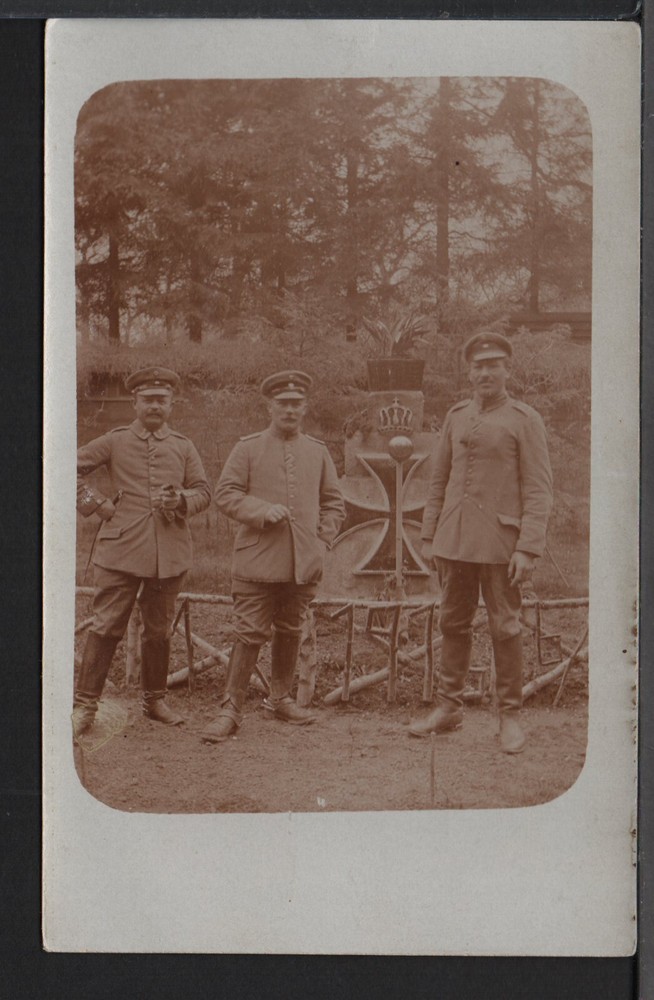 ✔️ GERMANY REICH WWI SOLDIERS EXCELLENT RARE AGED MILITARY POSTCARD