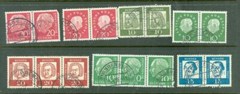 West Germany Definitive Bogen 7 diff Horizontal Pair used #8347