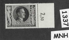 MNH stamp B231 Adolf Hitler 1943 Birthday WWII Germany Third Reich era #1337
