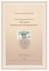 Bundesrepublik ETB 1319 Scott 1504 Singers Federation