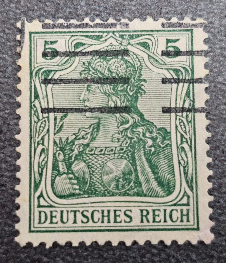 Stamp Germany Deutsches Reich Germania 5 Pfennig 1905 Mi. Nr. 85 [🇩🇪39673-8]