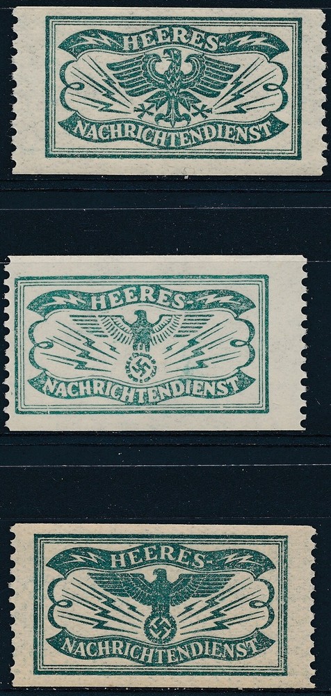Stamp Germany Revenue WWII Fascism War Era Newspaper Set MNH