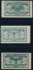 Stamp Germany Revenue WWII Fascism War Era Newspaper Set MNH