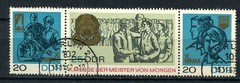 Germany – DDR : Masters of Tomorrow Se-Tenant from 1967 – CTO