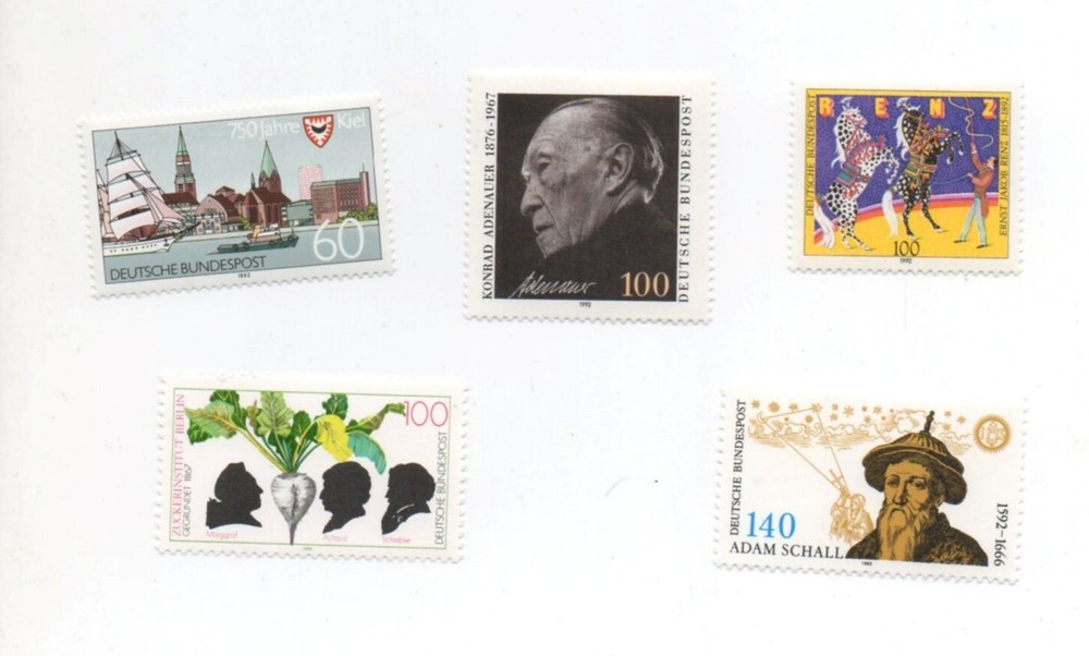 Germany MNH mint never hinged Scott 1738 1739 1740 1741 1742