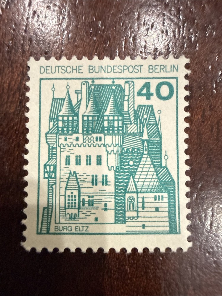 German Stamp Berlin Sc9N395 Architecture, Castle, Eltz