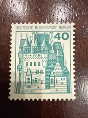German Stamp Berlin Sc9N395 Architecture, Castle, Eltz