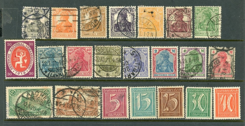 GERMANY old Stamps , / 25-2-3k /, Mint and used