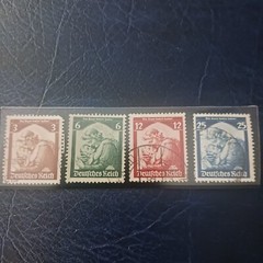 Germany 1934-38 Five Complete Used Sets VG. Please See Description For Details