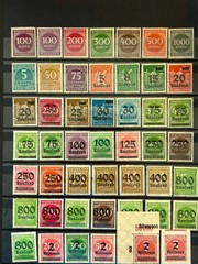 1923 German Reich Classic Stamps part of year set o/print inflation MNH/MH* /706