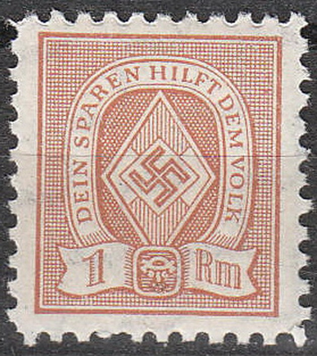 Stamp Germany Revenue WW2 Fascism War Era Sport Folk 100 MNH