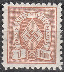 Stamp Germany Revenue WW2 Fascism War Era Sport Folk 100 MNH
