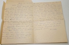1944 letter with Hitler 12 Pf. with INVASION of Germany reference