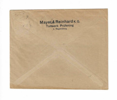 GERMANY 1936 Cover sent from Regensburg – Slogan Cancel
