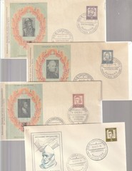 1950-60’S Lot of 19 Germany FDC “Bedeutende Deutsche” Series First Day Cover