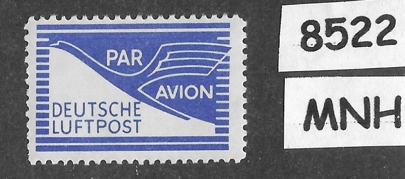 MNH postal label Airmail / Deutsche LuftPost Par Avion 1948 Germany #8522
