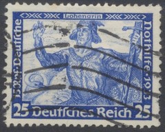 Germany Stamps 1933 Welfare Fund Wagner’s Operas 25 + 25 ultramar SG520 CV £65