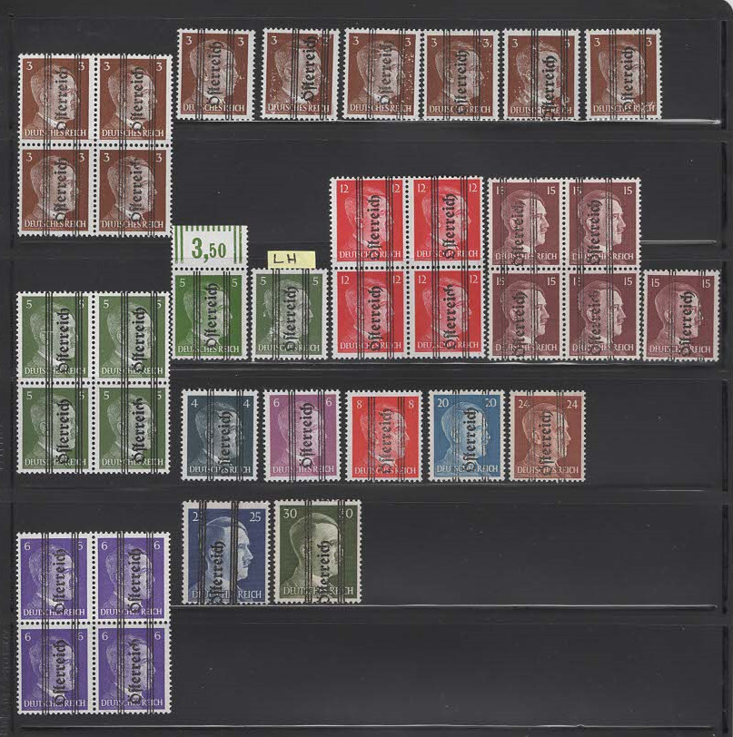1945 Austrian postage stamps of Germany for use in styria