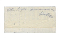 GERMANY 1926 Folded Document sent from Berlin to Reinheim & Forwarded