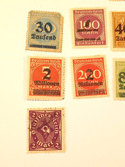 (17) Germany Stamps Mixed Lot Deutsches Reich 1920s Overprint MH Used