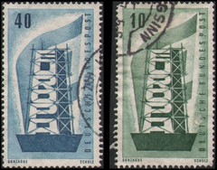 Germany #748-749 set Used