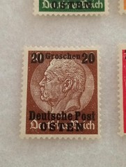 1939 – 1940 German (Occupation of Poland) Deutsche Post OSTEN“ Series
