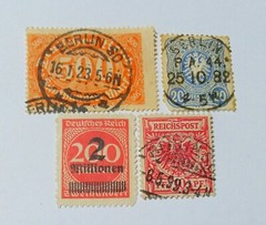 Germany stamps Germany Empire Reichspost 1875 1889-1900 1922-1923