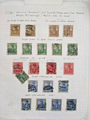 GERMANY 1900-1911 LOT ON 5 PAGES (JF)