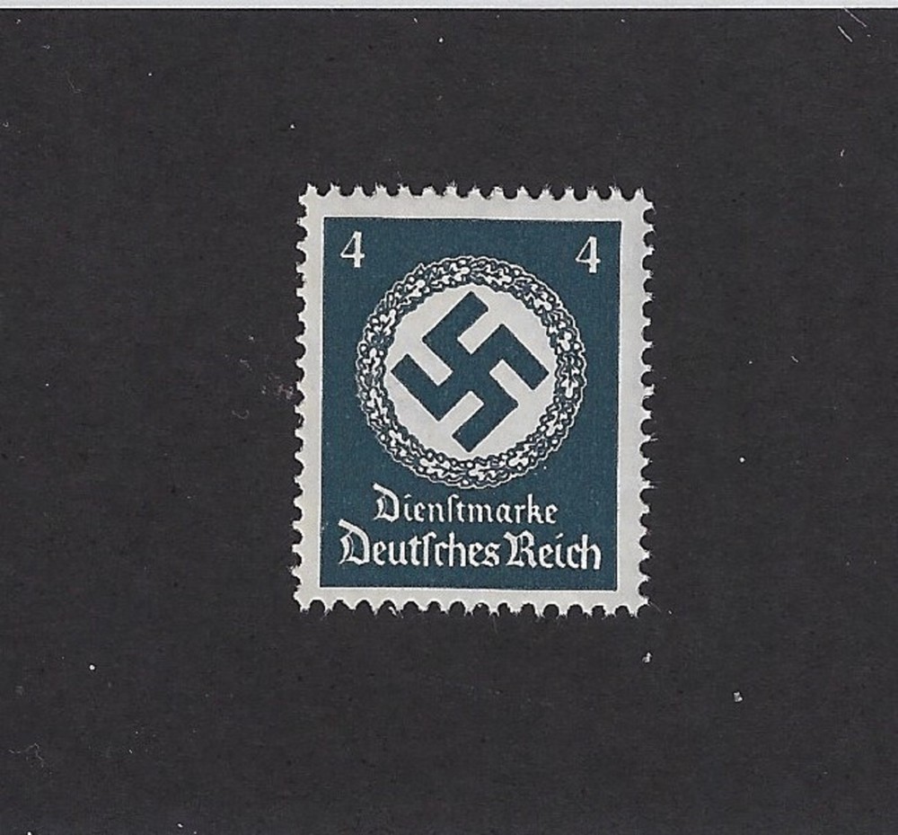 MNH stamp Sc 081 1934 PF04 Large Swastika Third Reich era Germany Official