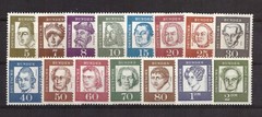 AM0495) Berlin definitive stamps Mi. 199-213 MNH, SC# 9N176-190