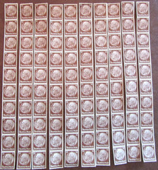 100 Paul von Hindenburg, Weimar Republic, Deutsches Reich German Stamps, 10pf