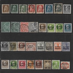 BAVARIA COLLECTION BUILDER LOT VARIOUS MINT/USED ISSUES 1911 – 1920