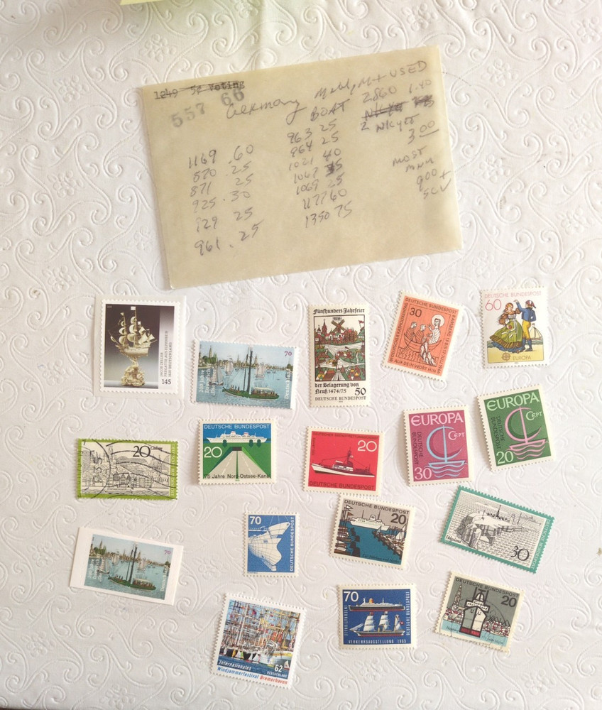 APC 7506 Germany boat related most MNH scv $9