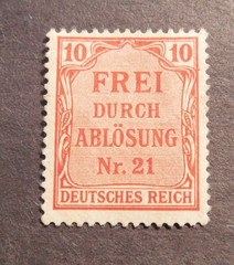 Scott #OL4, 10 Deutshes Reich, 1903 Prussia Local Official Stamp, MNG