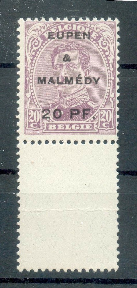 Eupen & Malmedy 4 LF Folded Blank Bottom** MNH Mint Never Hinged (E6274)