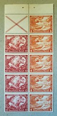 Germany 1933 Wagner Opera Complete EXPLODED Booklet w/ Stamp Panes. Covers