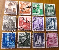 EBS Generalgouvernement 1940 – Buildings – Bauwerke – Michel 40-51 – Used
