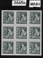 MNH Stamp Block sheet B26 Adolf Hitler Birthday 1944 / WWII Occupation #2665a