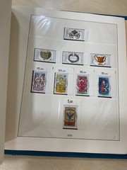 German stamps. 1973 – 1977 colour preprinted Linder album. Used. C409