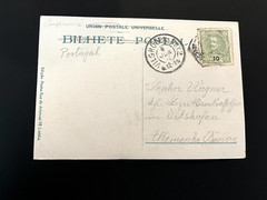 Antique Imperial German Reich Postcard Castle da Pena Portugal Middle age