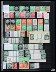 GERMANY REICH 1910-1942 Combinations MNH MH Used 2 Stockbooks Stamp Collection